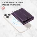 Irrotettava MagSafe-kortinhaltija / RFID-lompakko - violetti