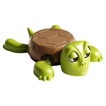 Dowmoo 3D-silmät, hauska kilpikonna-lasinalusta - vihreä / ruskea