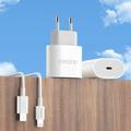 Dudao A14EUC 20W:n USB-C PD -seinälaturi, mukana USB-C-kaapeli – kaapeli