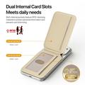 Dux Ducis Arch -magneettinen MagSafe-korttikotelo RFID-suojauksella - khaki