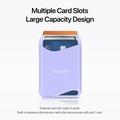 Dux Ducis Arch -magneettinen MagSafe-korttikotelo RFID-suojauksella - violetti
