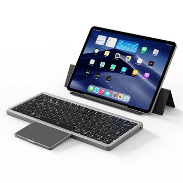 Dux Ducis -monitoiminen Bluetooth-näppäimistö kosketuslevyllä kannettavalle tietokoneelle, tabletille ja puhelimelle - musta