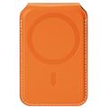 Dux Ducis Papo RFID-suojattu magneettinen korttikotelo ja teline - MagSafe-yhteensopiva - oranssi