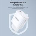 Duzzona T11 20W USB-C PD -miniseinälatauslaite - EU-pistoke - valkoinen