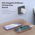 Duzzona T11 20W USB-C PD -miniseinälatauslaite - EU-pistoke - valkoinen