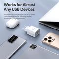 Duzzona T12 30W PD -pikalaturi - USB-C/USB-A, EU-pistoke - valkoinen