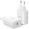 Duzzona T3 20W USB-C PD -pikalaturi - EU-pistoke - valkoinen