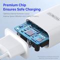 Duzzona T3 20W USB-C PD -pikalaturi - EU-pistoke - valkoinen