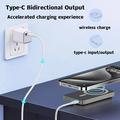 E61B 10000mAh:n magneettinen varavirtalähde, 20W:n USB-C-pikalataus - valkoinen