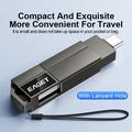 EAGET CF33 2-in-1 USB 3.2 Type-A/USB-C -muistitikku – 128 Gt – musta
