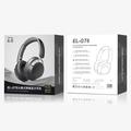 EL-GT6 langattomat ANC-kuulokkeet, joissa on Bluetooth 6.0, HiFi-ääni - musta