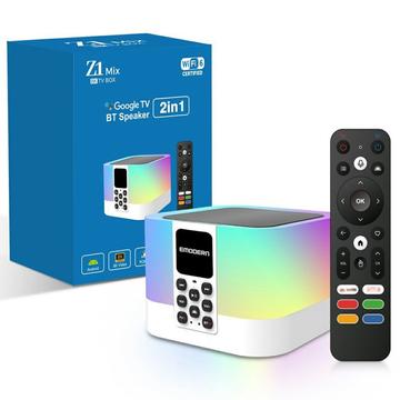 EMODERN Z1 MIX 8K Android TV -laite Bluetooth-kaiuttimella - 2 Gt/16 Gt