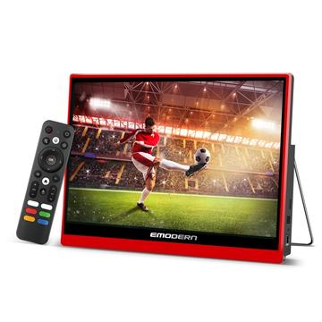 EMODERN Z1TV 14.1" Android 15 -kosketusnäyttö / älytelevisio ääniohjattavalla kaukosäätimellä