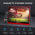 EMODERN Z1TV 14.1" Android 15 -kosketusnäyttö / älytelevisio ääniohjattavalla kaukosäätimellä