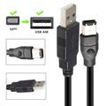 ERE USB- ja FireWire 1394 -sovitinkaapeli audio-/videolaitteille - 1.8m - musta