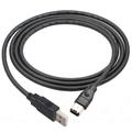 ERE USB- ja FireWire 1394 -sovitinkaapeli audio-/videolaitteille - 1.8m - musta