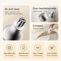 Sähköinen hiusten- ja nenäkarvojen trimmeri miehille - valkoinen