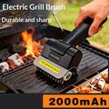 Sähköinen langaton grillinpuhdistusharja - 2000mAh - musta