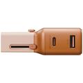 Energea TravelGo Adapter 35 - US, UK, AU, EU, PD 35W - oranssi väri