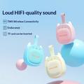 Erazer K15 -kissankorvainen kannettava Bluetooth-kaiutin - 5W - vaaleanpunainen