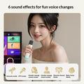 Erazer K20 Bluetooth-karaokekaiutin, 2 mikrofonia - beige