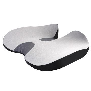 Ergonominen auton istuintyyny, jossa on muistivaahto - harmaa