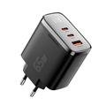 Essager ES-CD64 65W GaN-seinälaturi - 3 liitäntää - musta