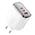Essager ES-CD64 65W GaN-seinälaturi - 3 porttia - valkoinen
