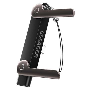Essagerin L-muotoinen USB-C-sovitin taitettavalla telineellä