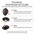 F-33 langaton trackball-hiiri - 5 DPI-tasoa