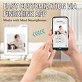 F10 Mini Bluetooth-paikannin, 1.54" E-Ink-näyttö - valkoinen