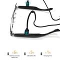 F20 Älykkäät AI-lasit, joissa on käännös, Bluetooth-musiikki/puhelut - UV-suojaus - musta