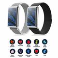 F360 Smart Band - syke, HRV, SpO2, unen seuranta, 44 urheilutilaa - nailonhihna - sininen
