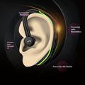 F600-korvakiinnitteinen Bluetooth-kuuloke / langaton kuuloke - 18 tunnin puheaika - musta