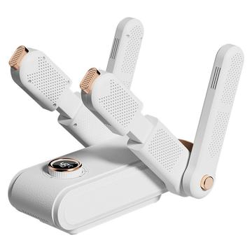 Kokoontaitettava 4-vartinen kenkäkuivain ajastimella - 360°-asteen lämpökierto