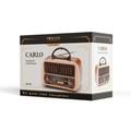Forever CARLO JB-105 BT Electro FM-radio - 1200mAh:n akku, kaukosäädin