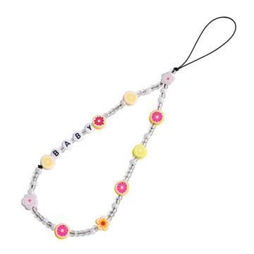 Hedelmäkoristeinen puhelinkoriste / rannehihna - 22cm - vauva