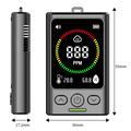 GC300 Mini 4-in-1 -hiilimonoksidihälytin - CO-/palavan kaasun-/lämpötila-/kosteusmittari