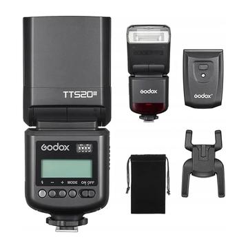 GODOX TT520III -käsisalamalaitteisto, jossa on RT-langaton laukaisin - GN33, 433 MHz