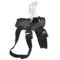 GP197 Säädettävä koiran valjaiden rintaremmi action-kameralle - musta