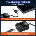 GT83 Bluetooth 6.0 -äänilähetin/vastaanotin autoon, lentokoneeseen ja televisioon - USB-C/3.5mm - musta