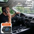 GT83 Bluetooth 6.0 -äänilähetin/vastaanotin autoon, lentokoneeseen ja televisioon - USB-C/3.5mm - musta