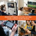 GT83 Bluetooth 6.0 -äänilähetin/vastaanotin autoon, lentokoneeseen ja televisioon - USB-C/3.5mm - musta