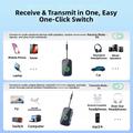 GT91 2-in-1-äänilähetin/vastaanotin - 3.5mm:n liitin, Bluetooth 6.0