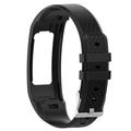 Garmin Vivofit 1/2 Vaihto Silikonihihna Integroidulla Kehyksellä - Musta