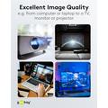 Goobay 4K DisplayPort-HDMI-kaapeli projektorille, televisiolle ja tietokoneelle - 2m - musta