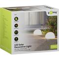 Goobay LED-aurinkokäyttöinen RGBW-koristevalaisin, kivimuotoinen - koko M - 2 kpl