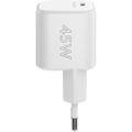 Goobay Nano 45W USB-C PD GaN -pikalaturi - valkoinen