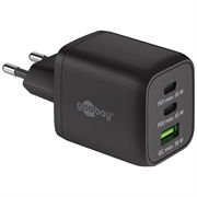 Goobay Nano 65W USB-C PD GaN -moniporttinen pikalaturi