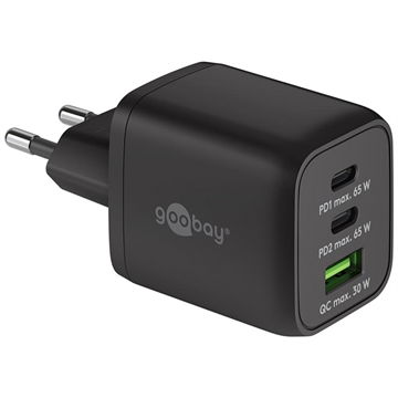 Goobay Nano 65W USB-C PD GaN -moniporttinen pikalaturi